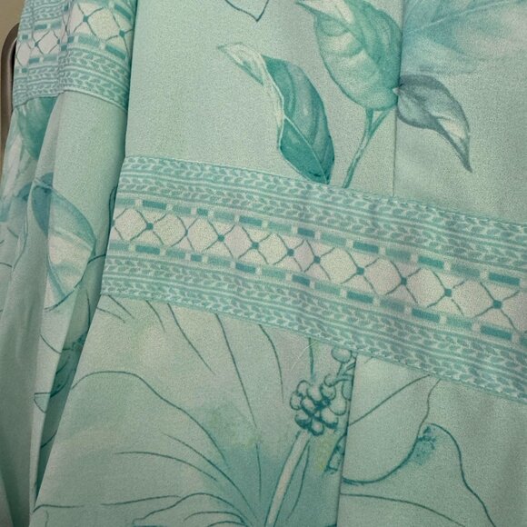 Raishma Studi NWT Light Blue Midi Floral Long Sleeve Dress UK 6/US 2 XS - Picture 5 of 5